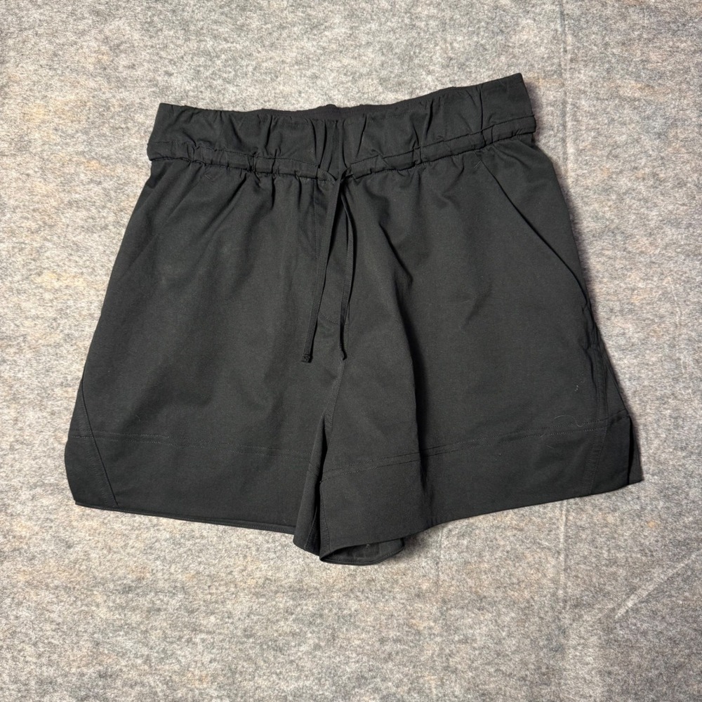 Lululemon Cinchable Waist High-Rise Woven Short 3.5" Women XS Black LW7CPGS